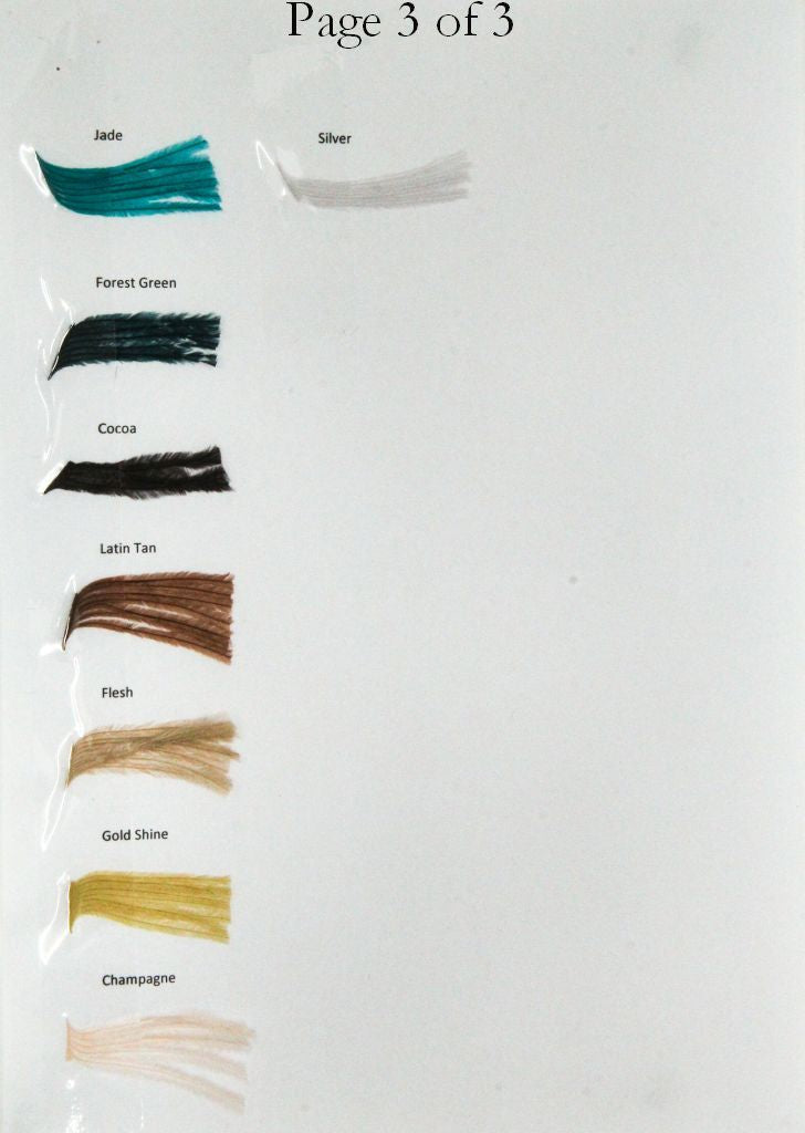 Dancewear Colour chart