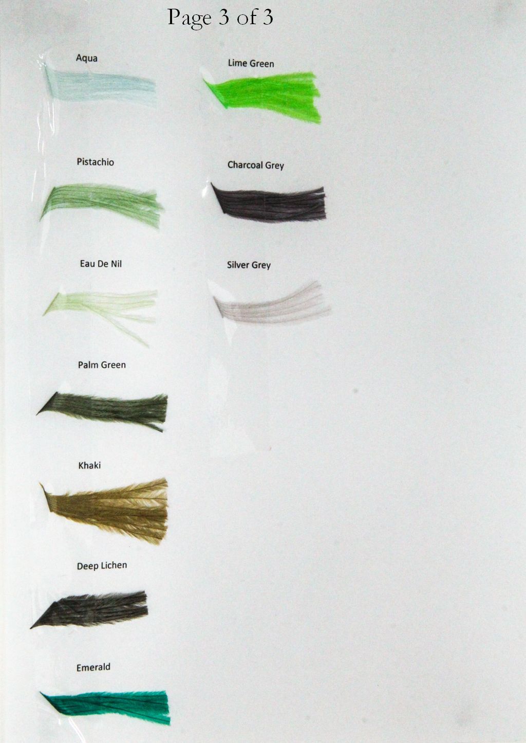 Fashion Colour chart