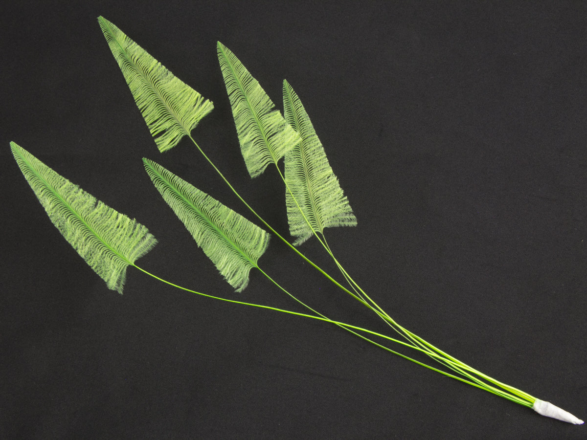 Stripped Ostrich Spray Lime