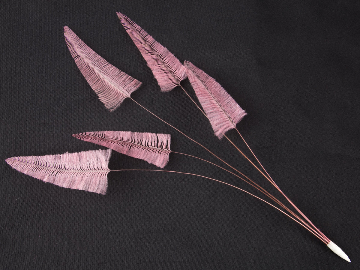 Stripped Ostrich Spray Pretty Pink
