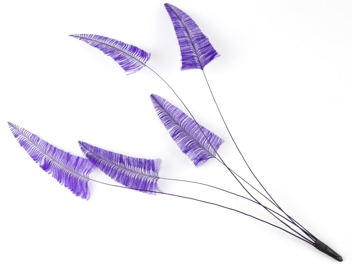 Stripped Ostrich Spray Purple