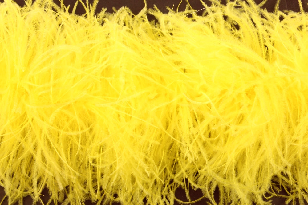 Ostrich/Marabout Boa 1.8m - 5 ply Yellow