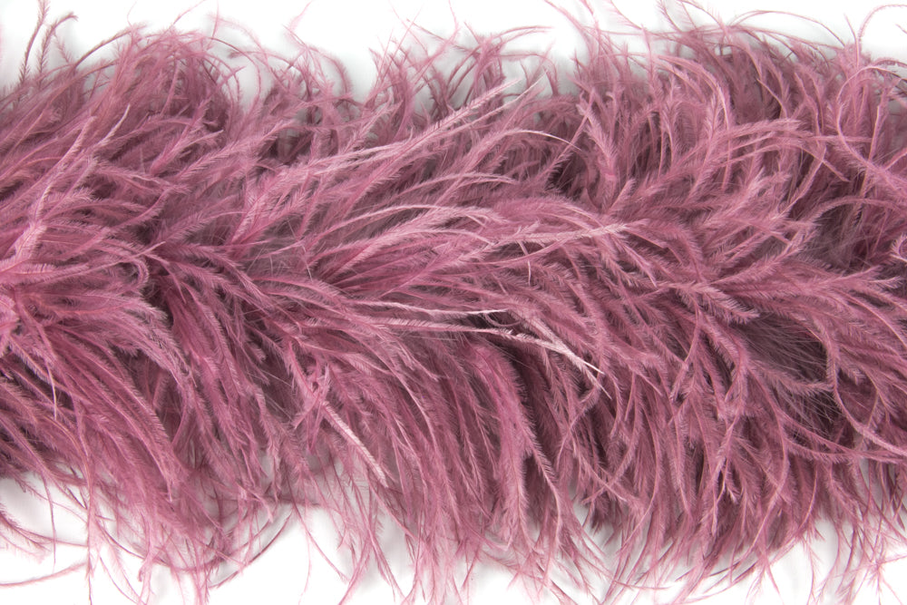 Ostrich/Marabout Boa 1.8m - 5 ply Orchid (Boa)
