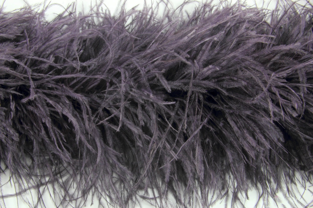 Ostrich/Marabout Boa 1.8m - 5 ply Aubergine