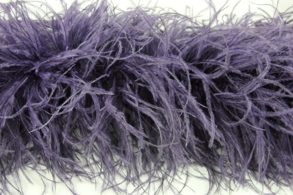 Ostrich/Marabout Boa 1.8m - 5 ply Purple (Boa)