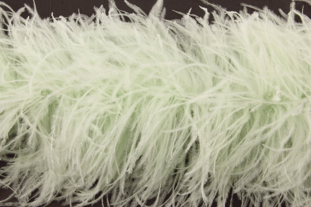 Ostrich/Marabout Boa 1.8m - 5 ply Nil Green