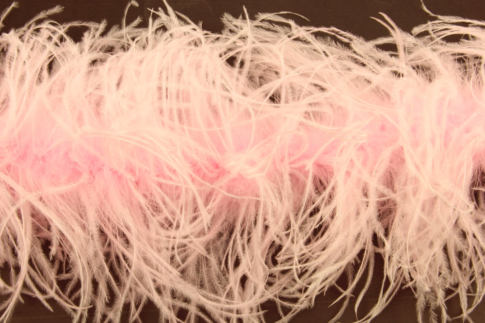 Ostrich/Marabout Boa 1.8m - 2ply Baby Pink
