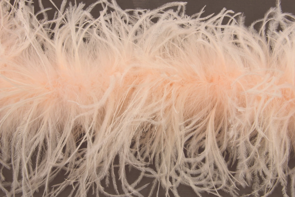 Ostrich/Marabout Boa 1.8m - 2ply Apricot