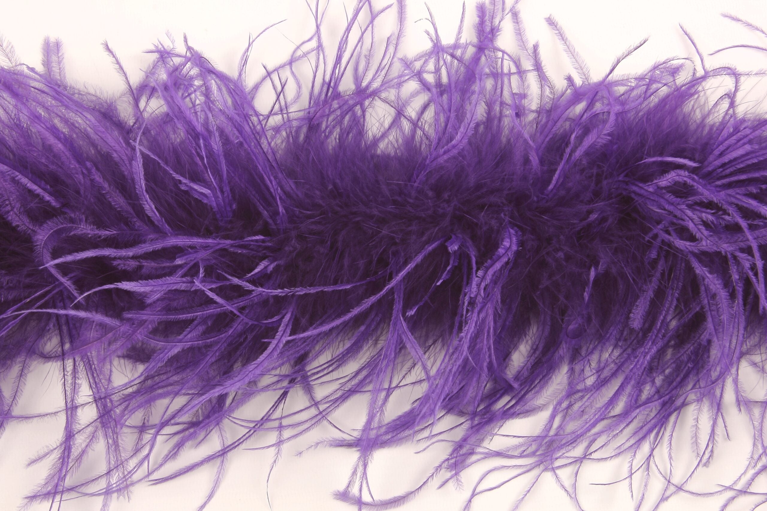 Ostrich/Marabout Boa 1.8m - 2ply Bright Purple