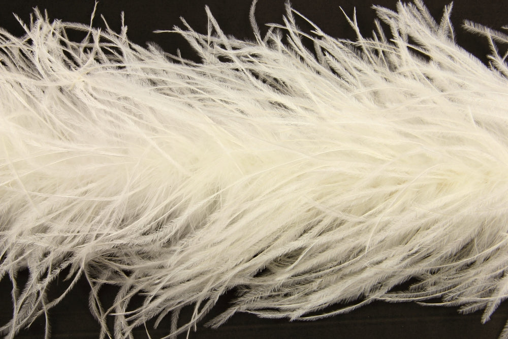 Ostrich/Marabout Boa 1.8m - 2ply Ivory