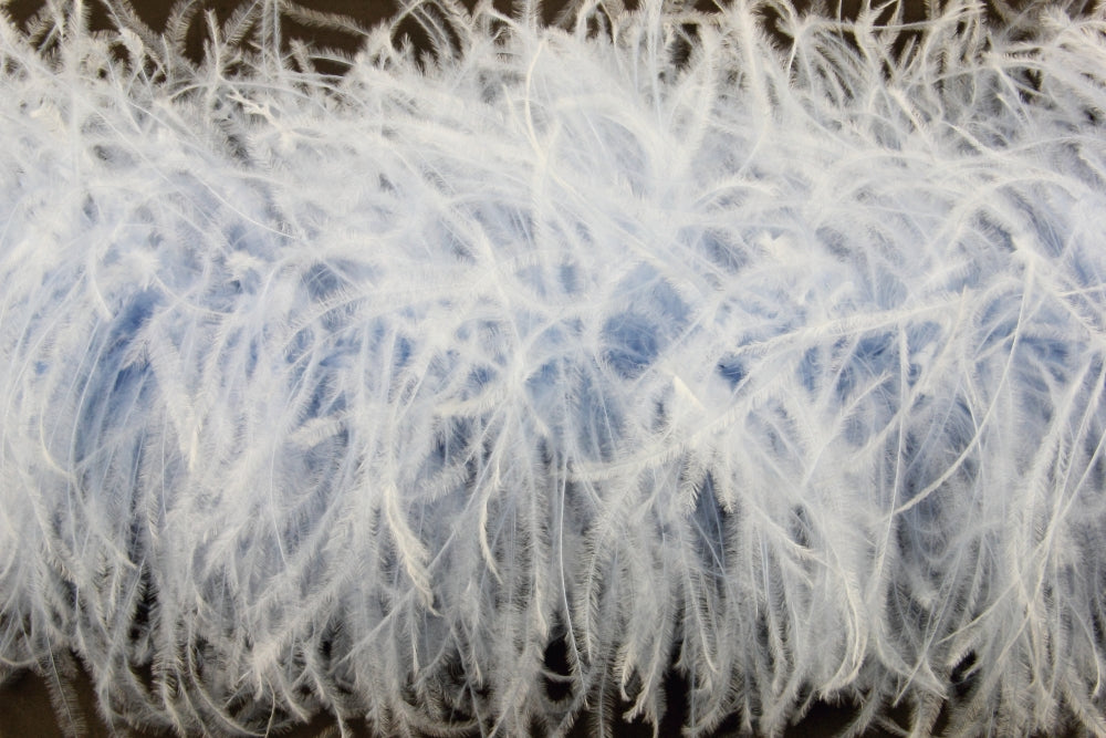 Ostrich/Marabout Boa 1.8m - 2ply Pale Blue