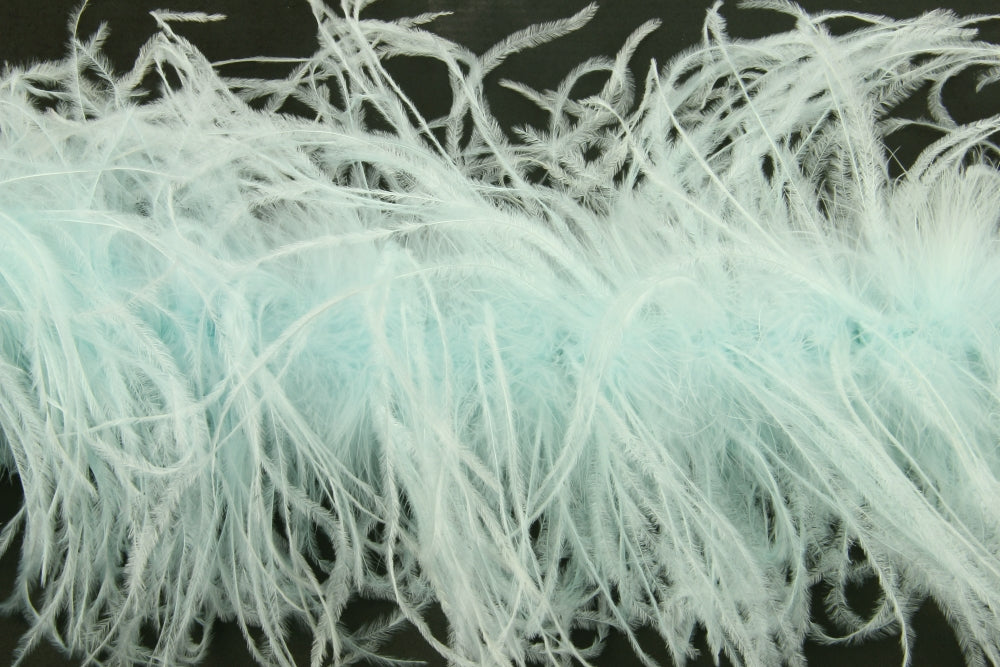 Ostrich/Marabout Boa 1.8m - 2ply Aqua