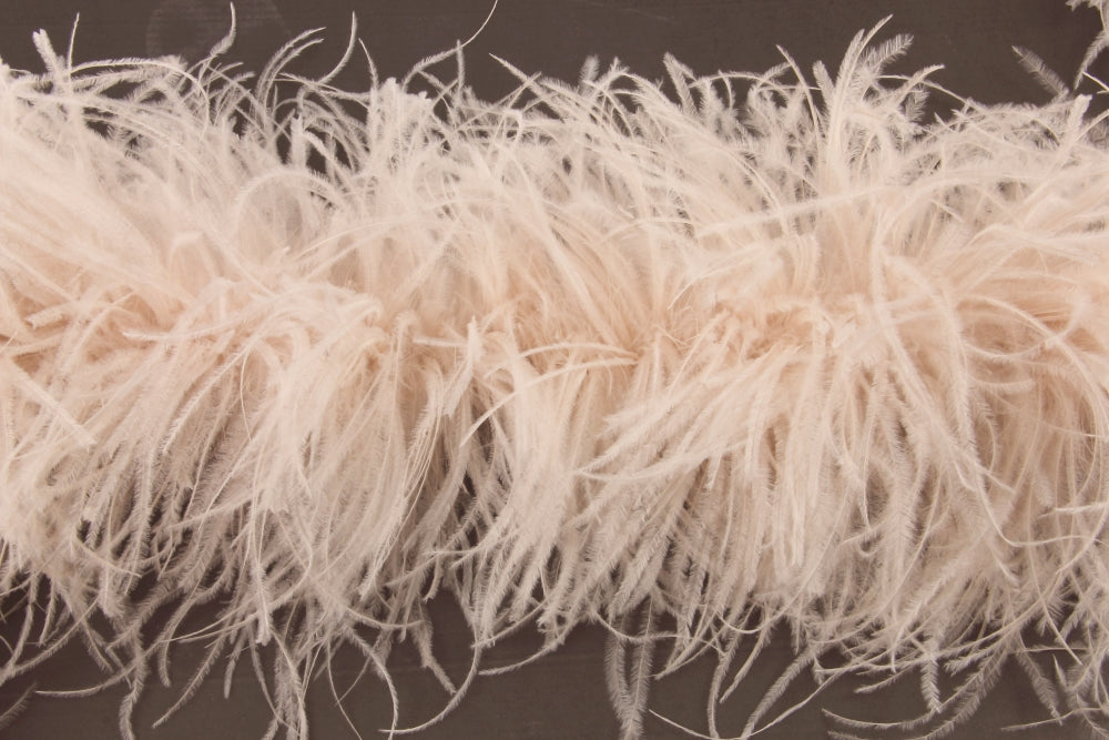 Ostrich/Marabout Boa 1.8m - 2ply Honey Beige