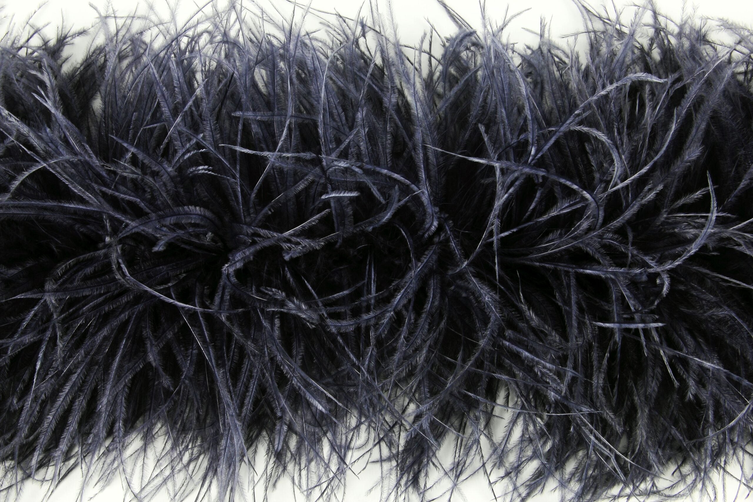 Ostrich/Marabout Boa 1.8m - 2ply Navy