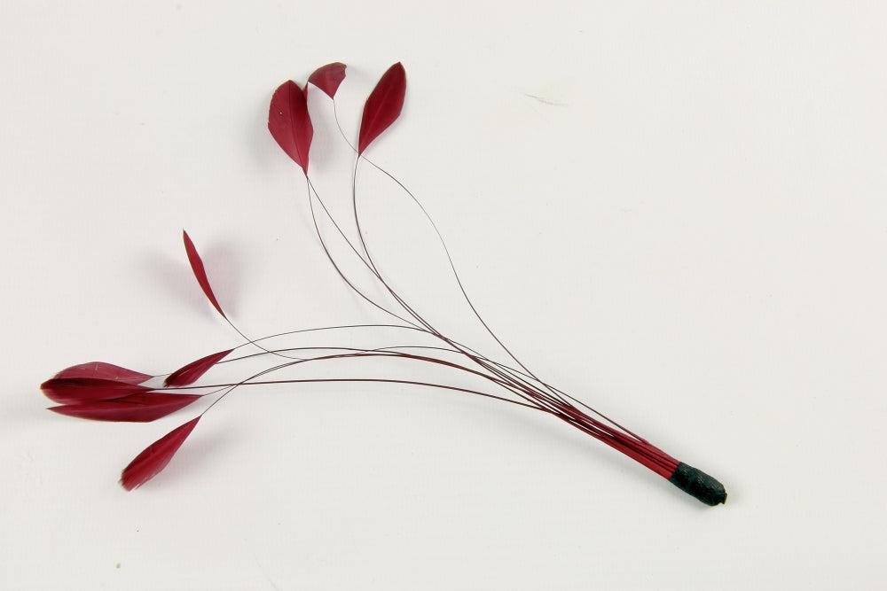 Stripped Coque Mount Burgundy