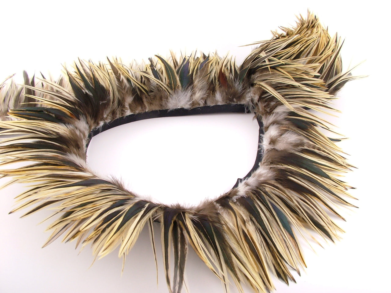 Badger Hackle Feather Fringe per metre