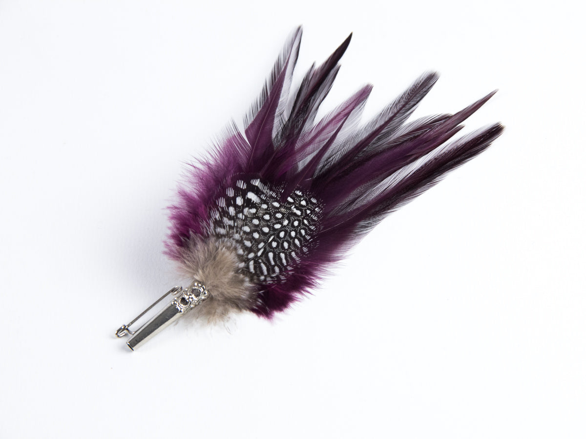 Cocktail Style Brooch - BKRZ20 Wine