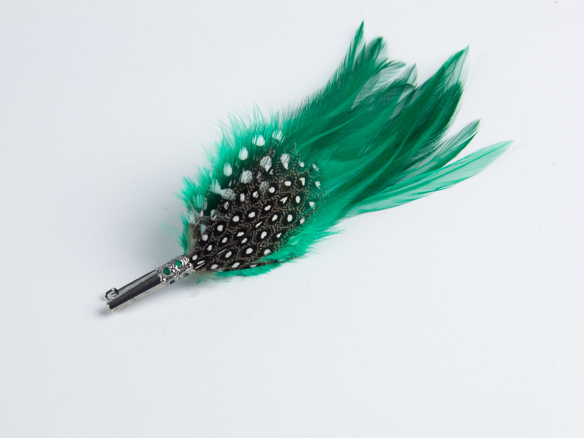 Cocktail Style Brooch - BKRZ20 Emerald