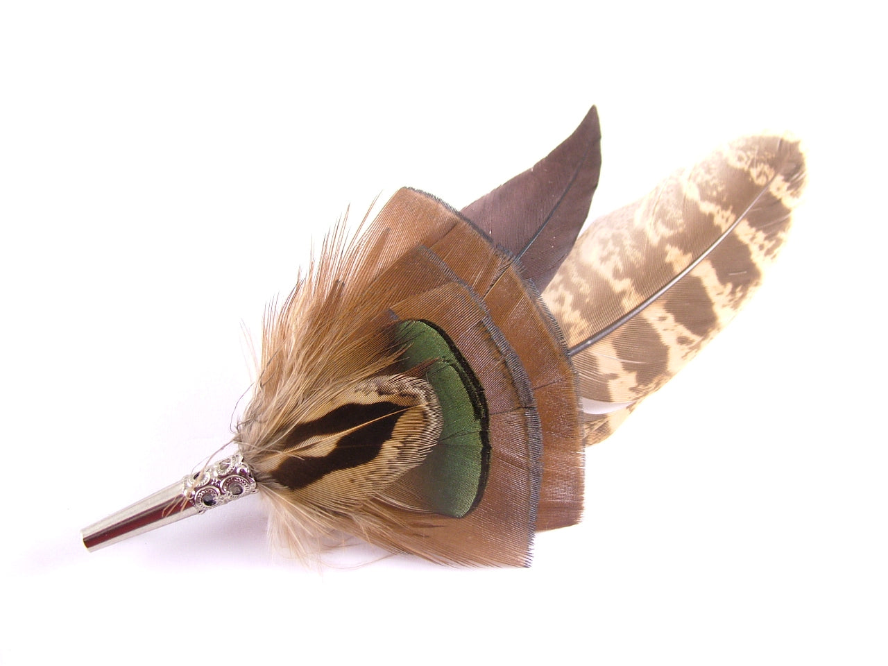 feather brooch