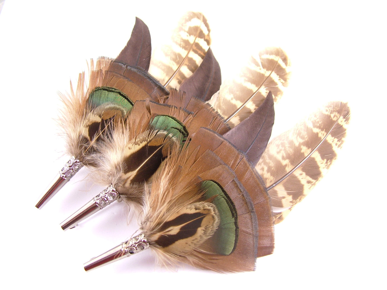 feather brooch