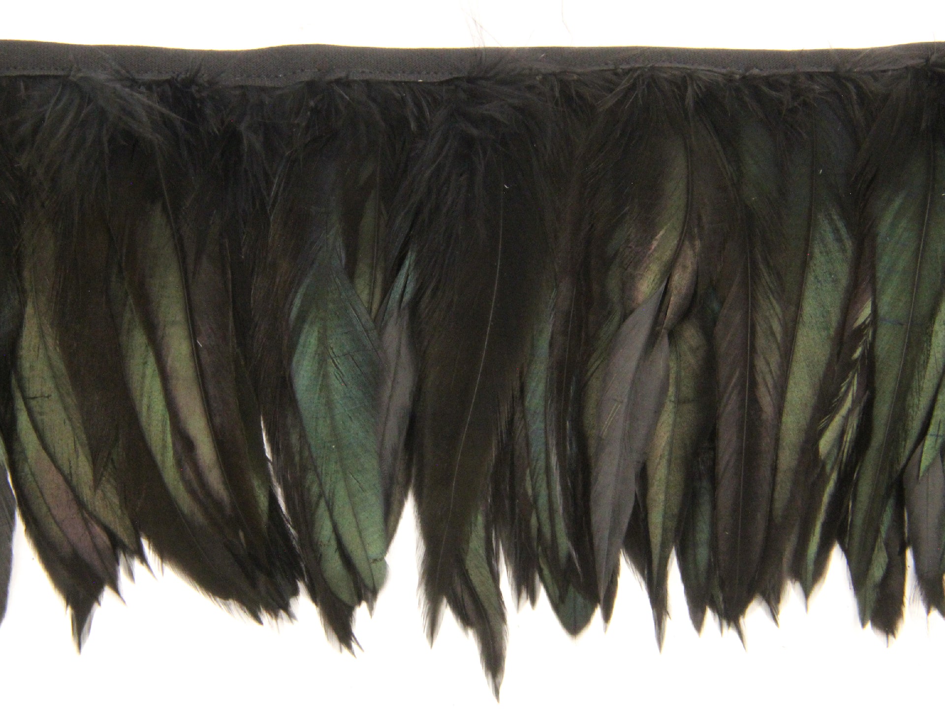 Bronze Black Schlappen Feather Fringe