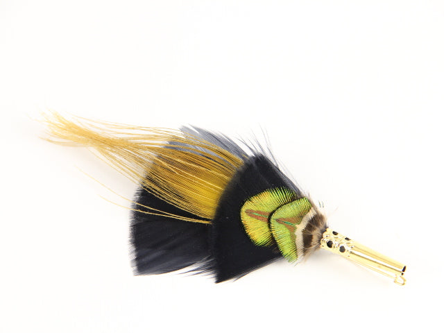 GoldenEye Feather Brooch - BLPM (Pack 3)
