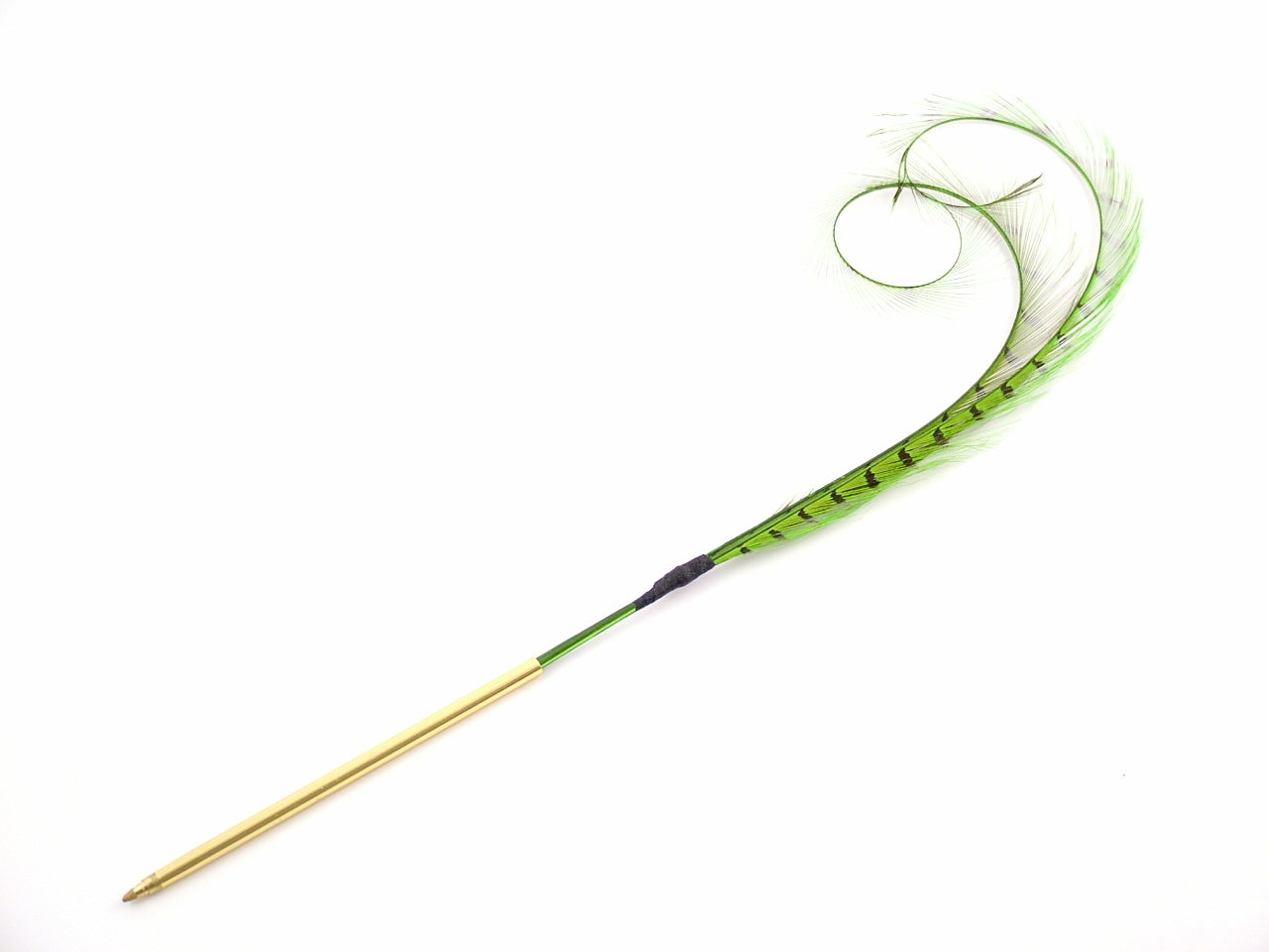 Curled and Burnt Pheasant Feather Pens (Pack of 10)