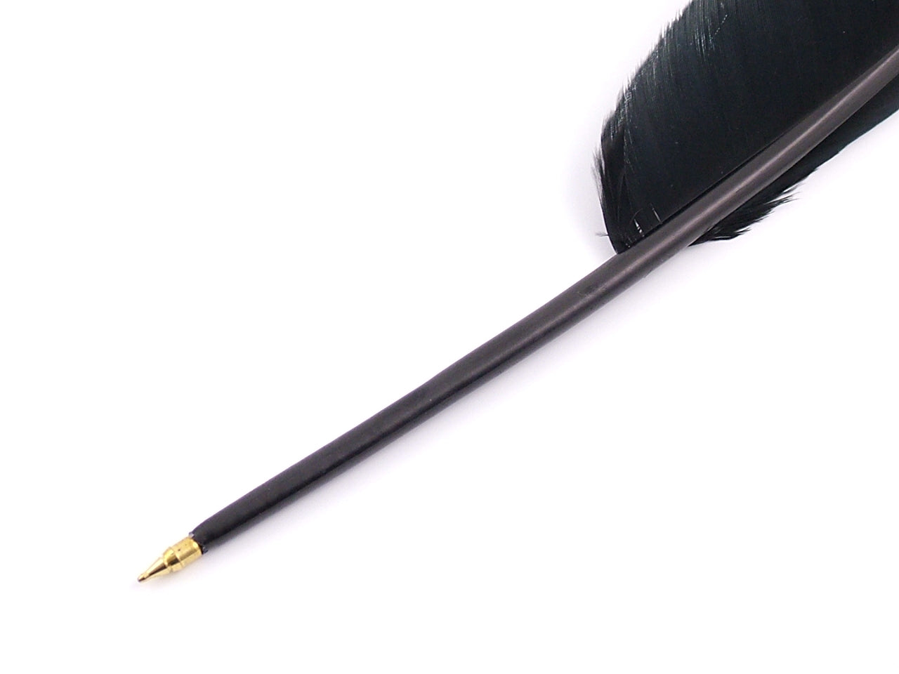 Goose Quill Feather Pens - Basic ballpoint (Pack of 10)