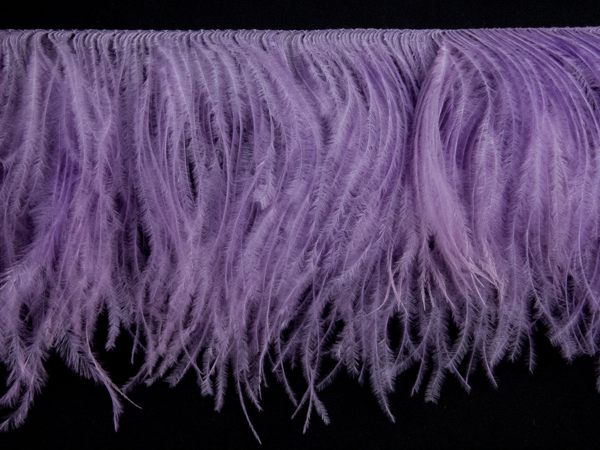 Ostrich Feather fringe with Lurex - Dancewear colours