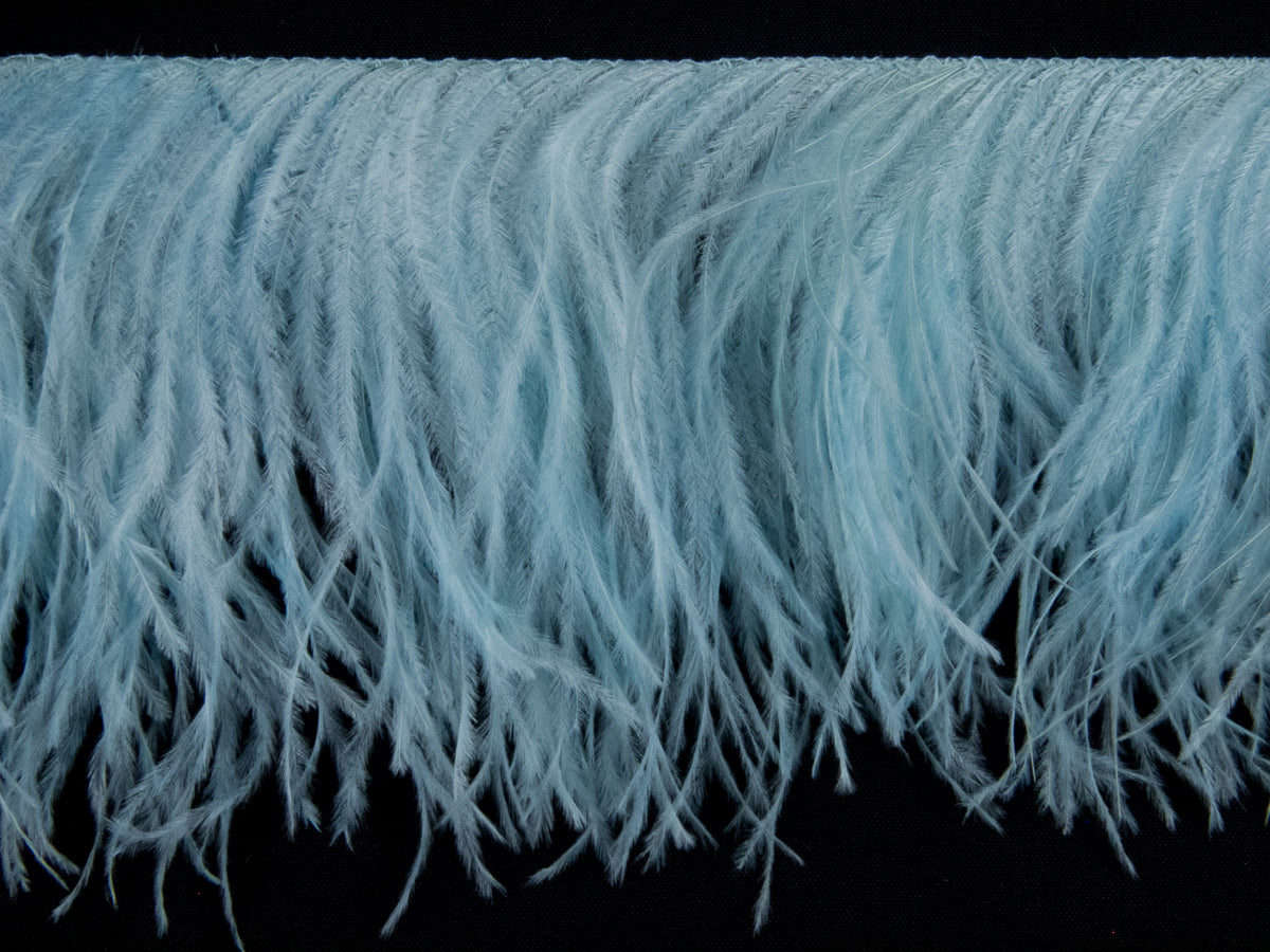2 Ply Ostrich Feather Fringe (10cm depth) - Dancewear Colours