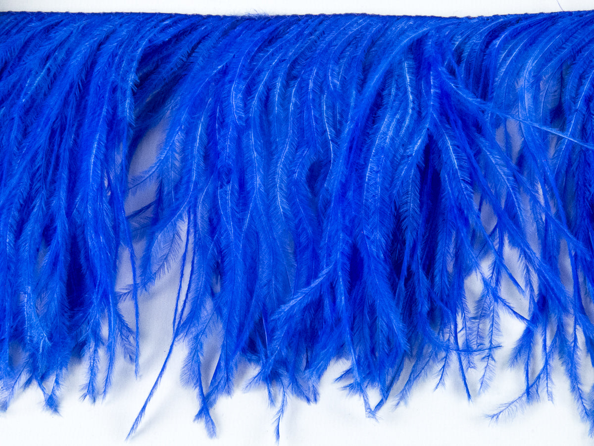 Ostrich Feather fringe with Lurex - Dancewear colours