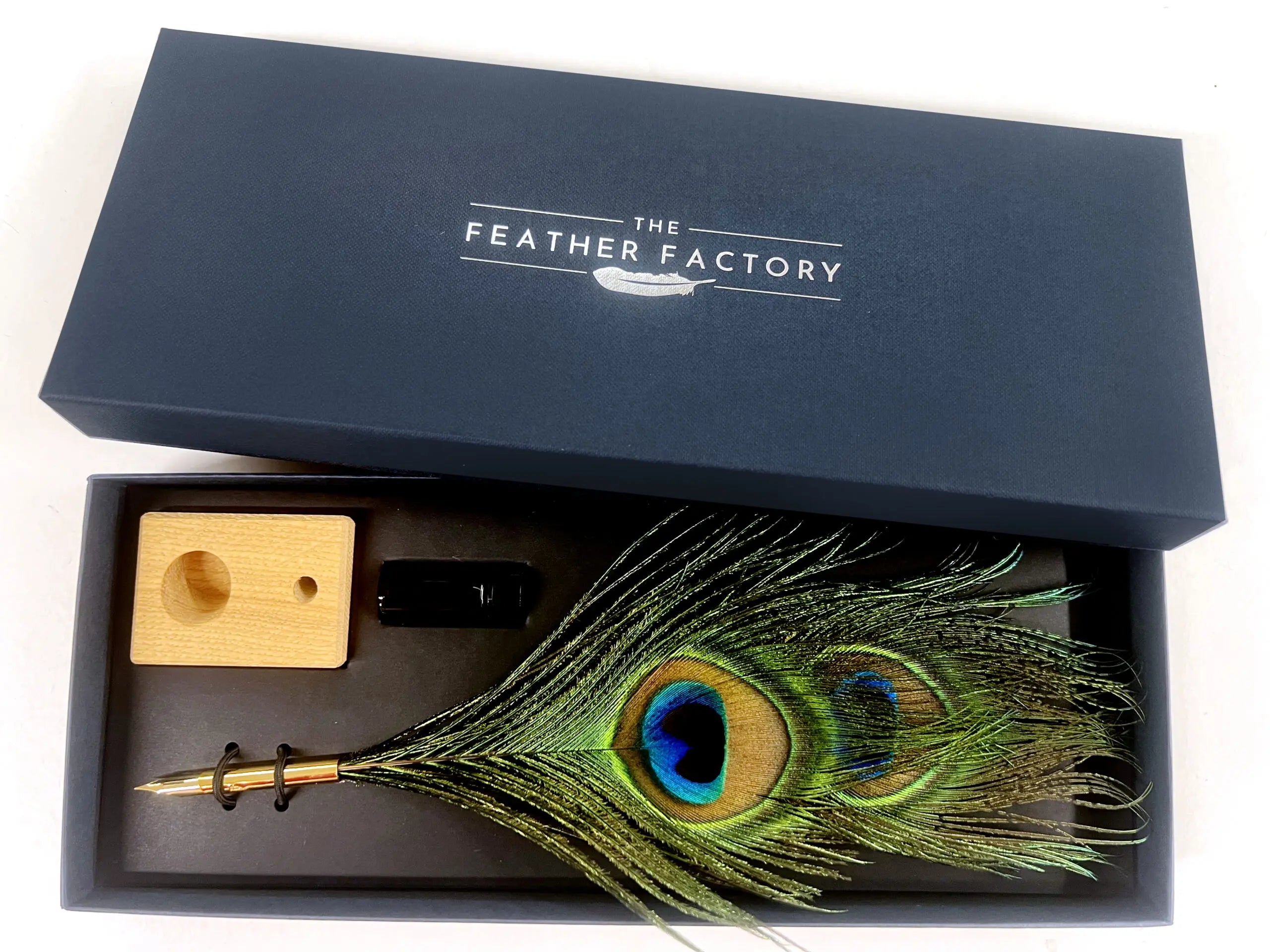 Peacock Feather Pens (Pack of 10)