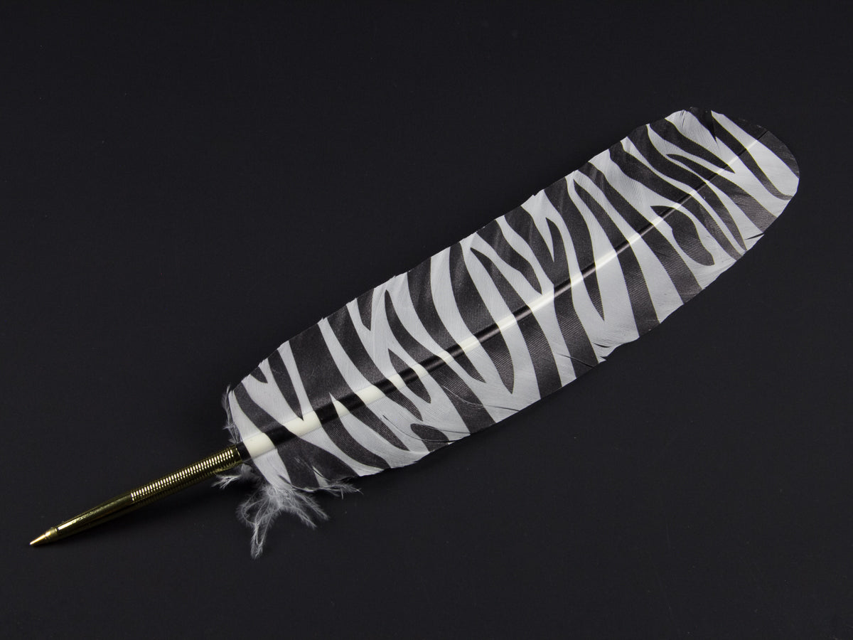 Luxury Full Feather Print Pens (Pack of 10)