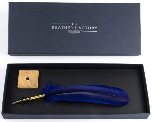 Turkey Quill Feather Pens - Deluxe finishes (Pack of 10)
