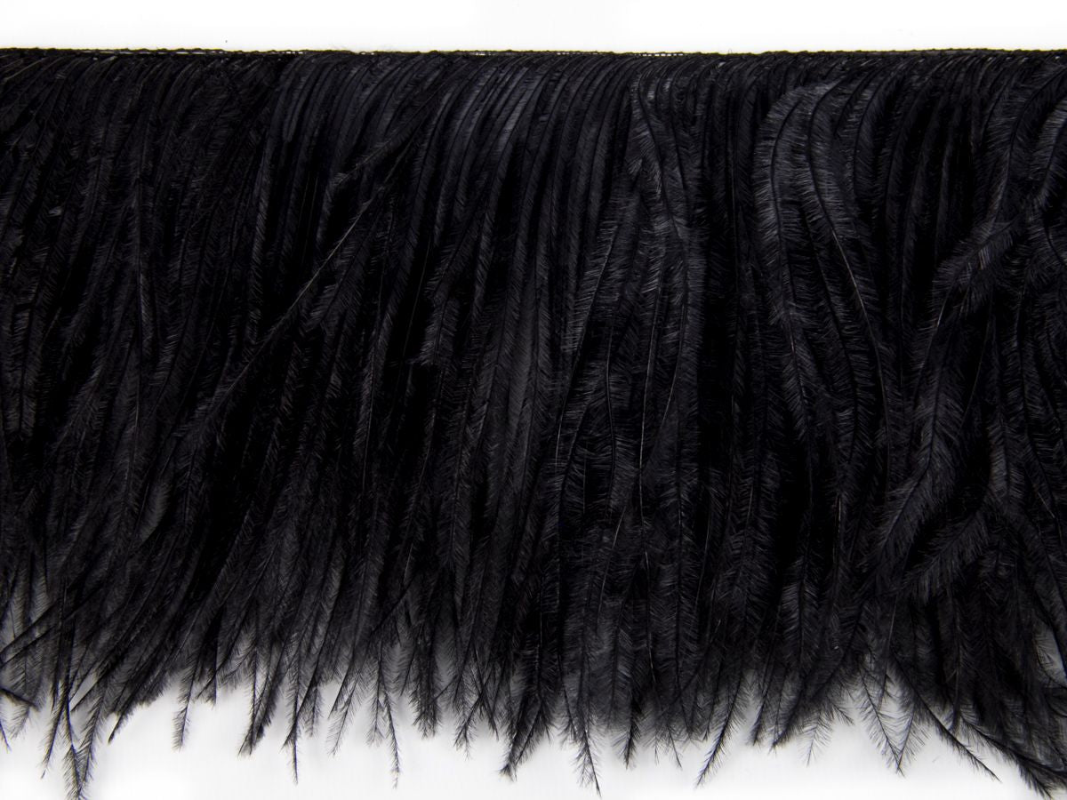 Ostrich Feather fringe with Lurex - Dancewear colours