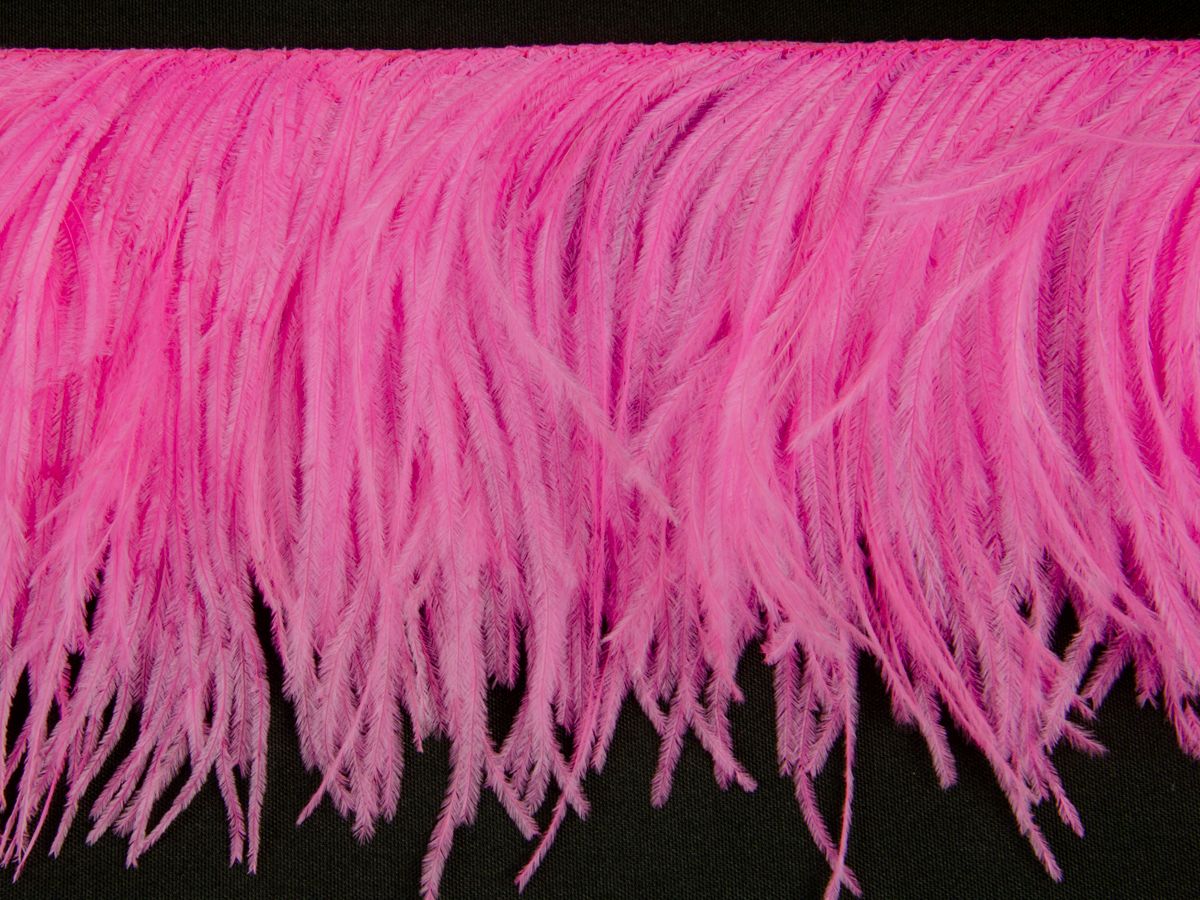 Ostrich Feather fringe with Lurex - Dancewear colours