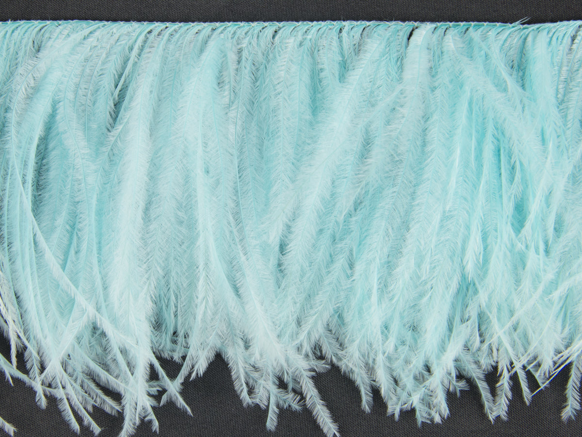 Ostrich Feather fringe with Lurex - Dancewear colours