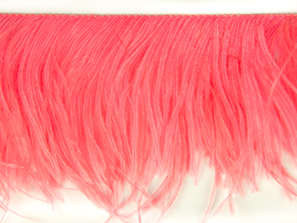 2 Ply Ostrich Feather Fringe (10cm depth) - Dancewear Colours