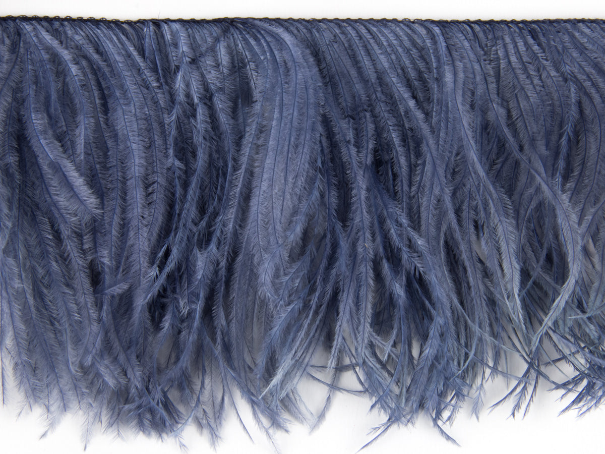 Ostrich Feather fringe with Lurex - Dancewear colours