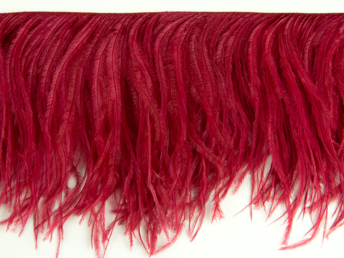 2 Ply Ostrich Fringe (13-15cm depth) - Fashion Colours