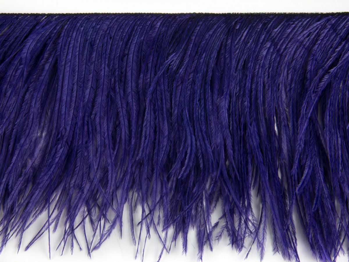 Ostrich Feather fringe with Lurex - Dancewear colours