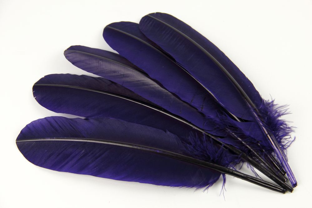 Engraved and Jewelled Imitation Goose Quill - Pack of 3