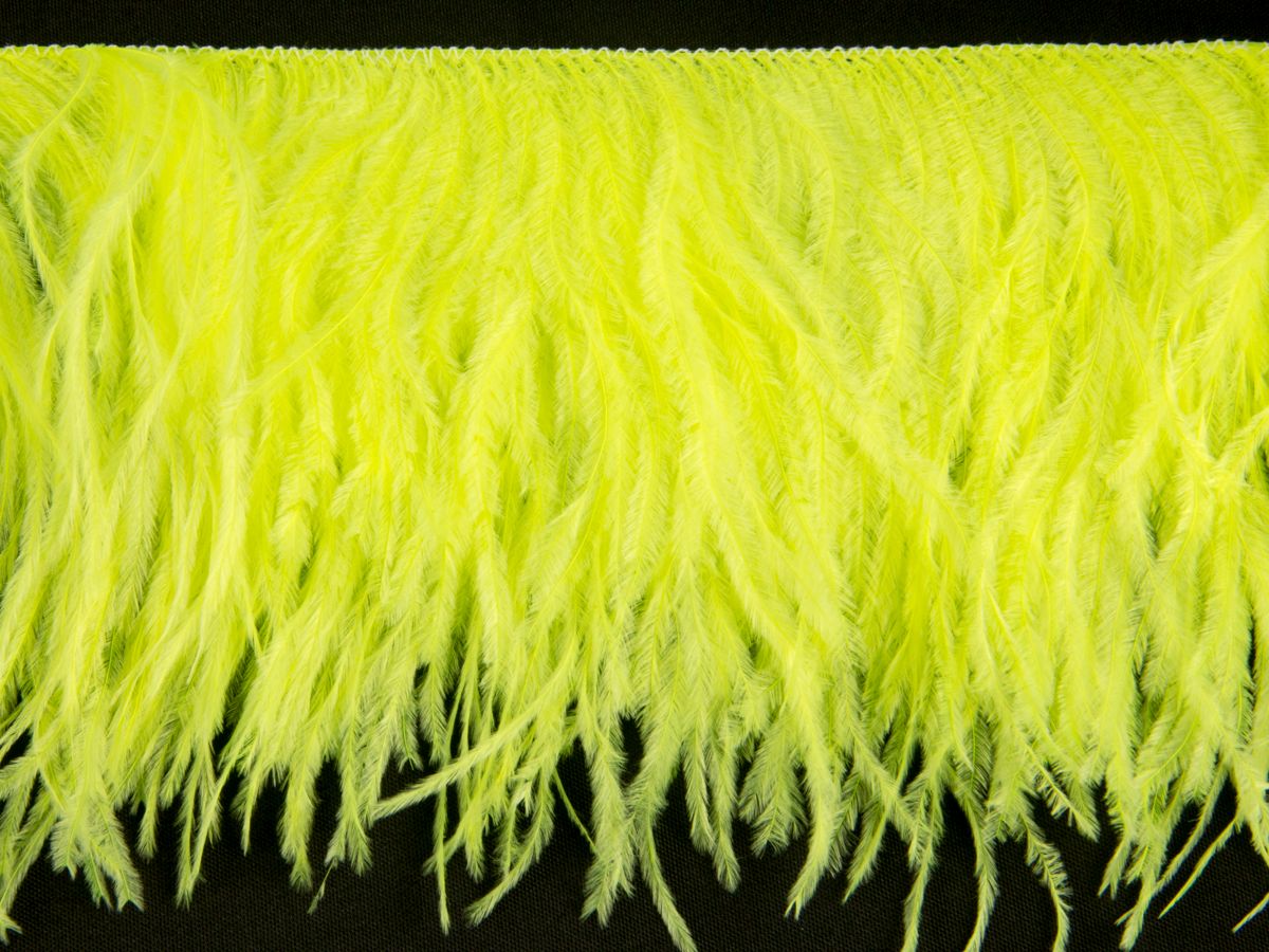 Ostrich Feather fringe with Lurex - Dancewear colours