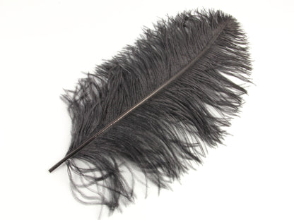 Ostrich Extra Long Premium Wing Feather (65-75cm) Black
