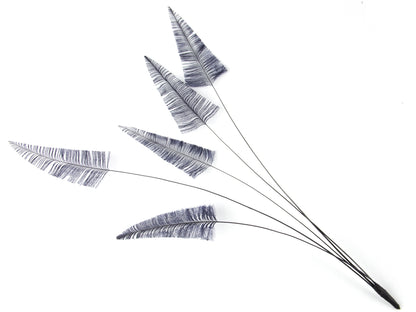 Stripped Ostrich Spray Navy