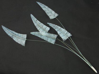 Stripped Ostrich Spray Aqua