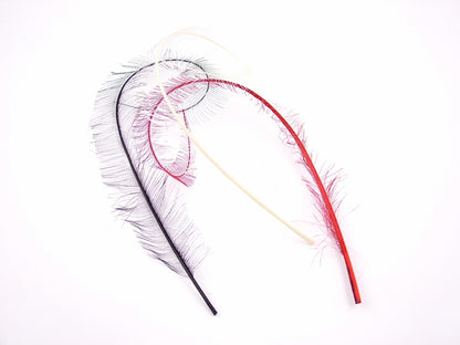 Cut Burnt Curled Spadone Feather