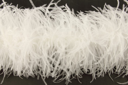 Ostrich/Marabout Boa 1.8m - 5 ply White