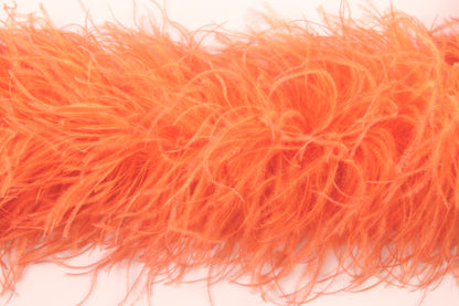 Ostrich/Marabout Boa 1.8m - 2ply Orange