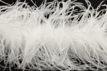 Ostrich/Marabout Boa 1.8m - 2ply White
